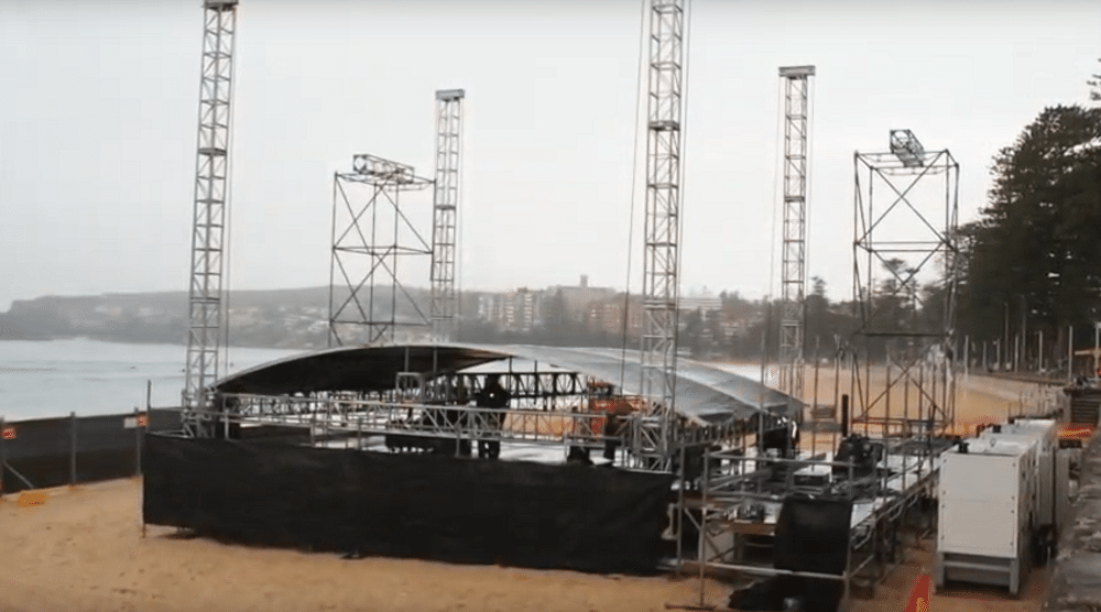 Hurley Australian Open Of Surfing – Power And Air Con Install By Active Air Rentals