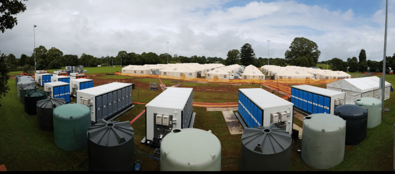 Tent City for 500 SES Volunteers