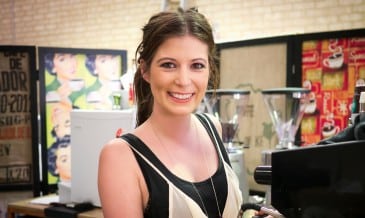 The Perfect Blend: Funky Cafe Meets Humble Evaporative Cooling Unit