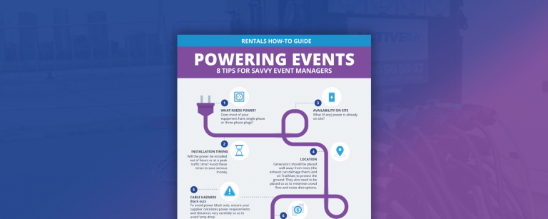 Powering Events – 8 Tips For Savvy Event Managers