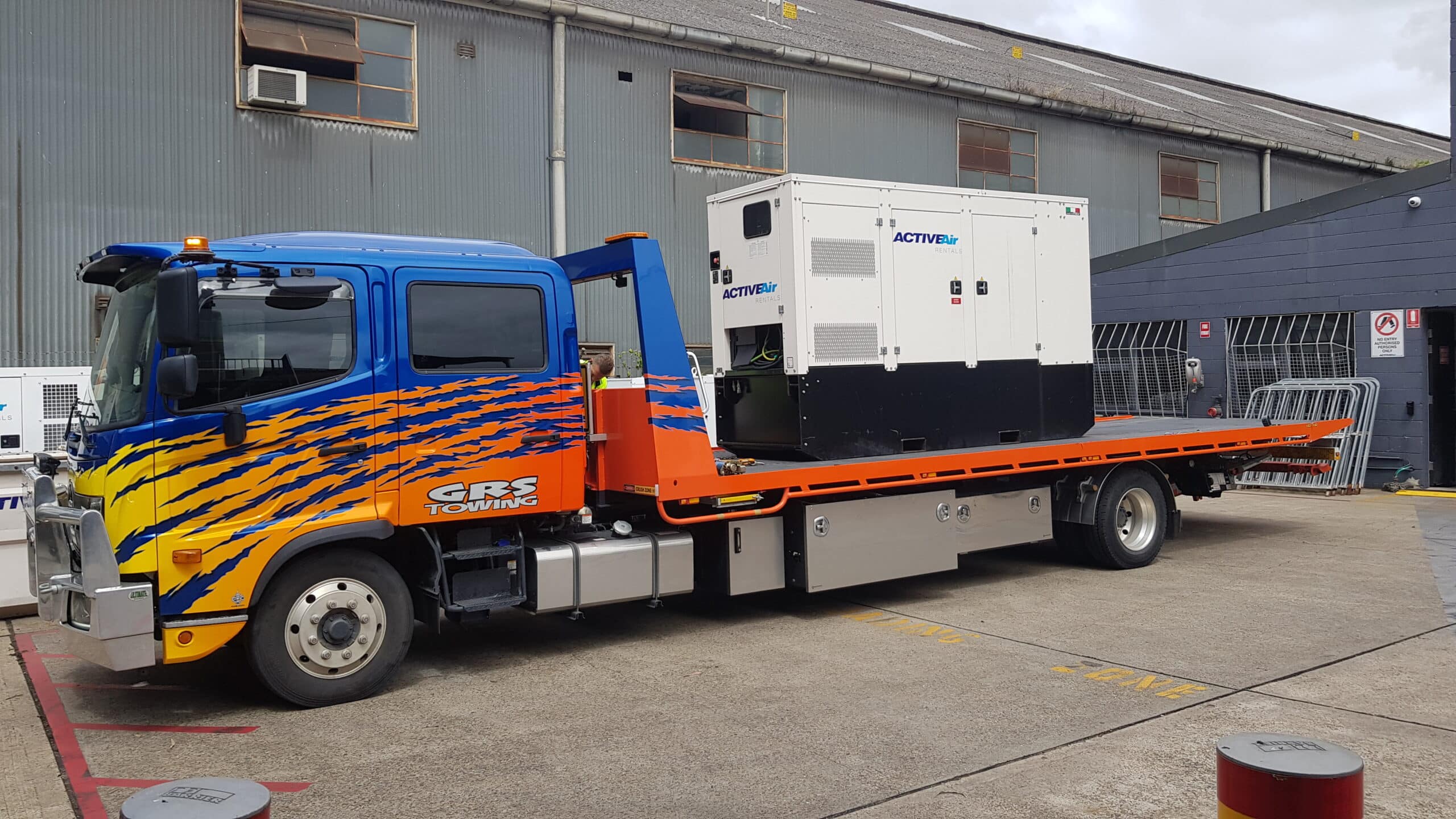Temporary Generator for Essential Services